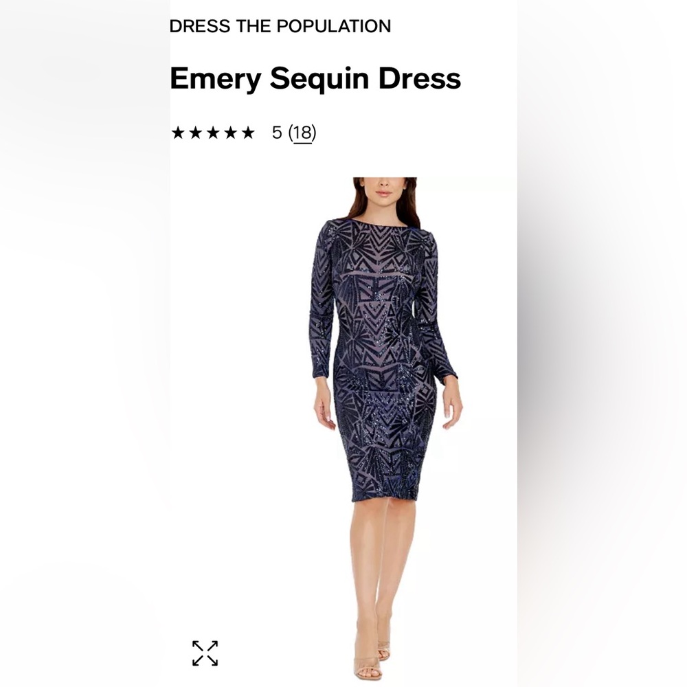 DRESS THE POPULATION
Emery Sequin Dress